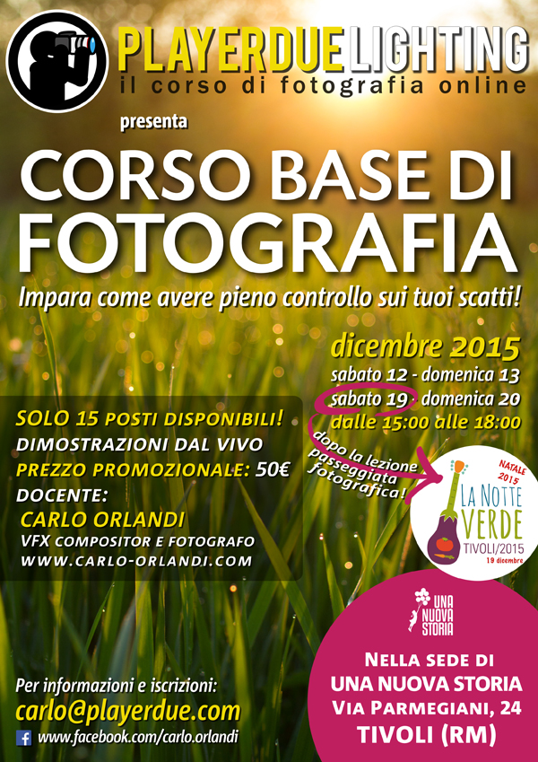 P2L presenta "Corso base di fotografia"