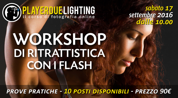Workshop di ritrattistica con i flash