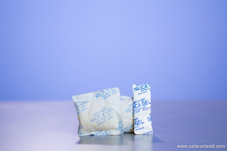 Sacchetti di silica gel.